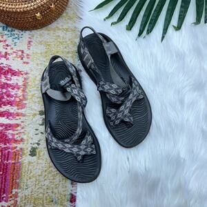 Chaco Gray Women's Z/Volv 2 Sandal in Nova Gray 8 Outdoor Hiking Granola